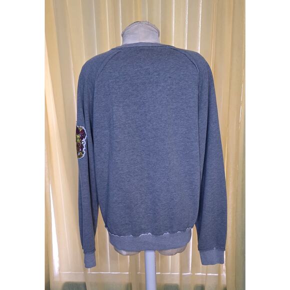 Harry Potter Gryffindor Universal Studios Crew Neck Sweatshirt Grey Size Large - Picture 3 of 6